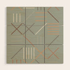 Geometric Shapes 08 Wood Wall Art Gallery Image 1