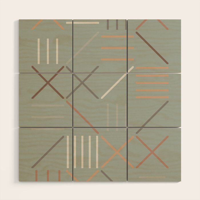 Geometric Shapes 08 Wood Wall Art Gallery Image 1