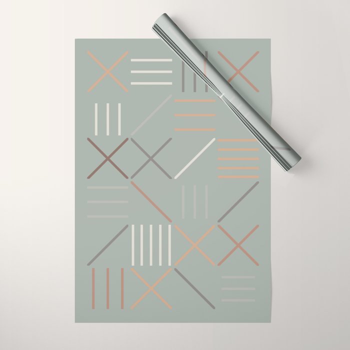 Geometric Shapes 08 Wrapping Paper Gallery Image 1