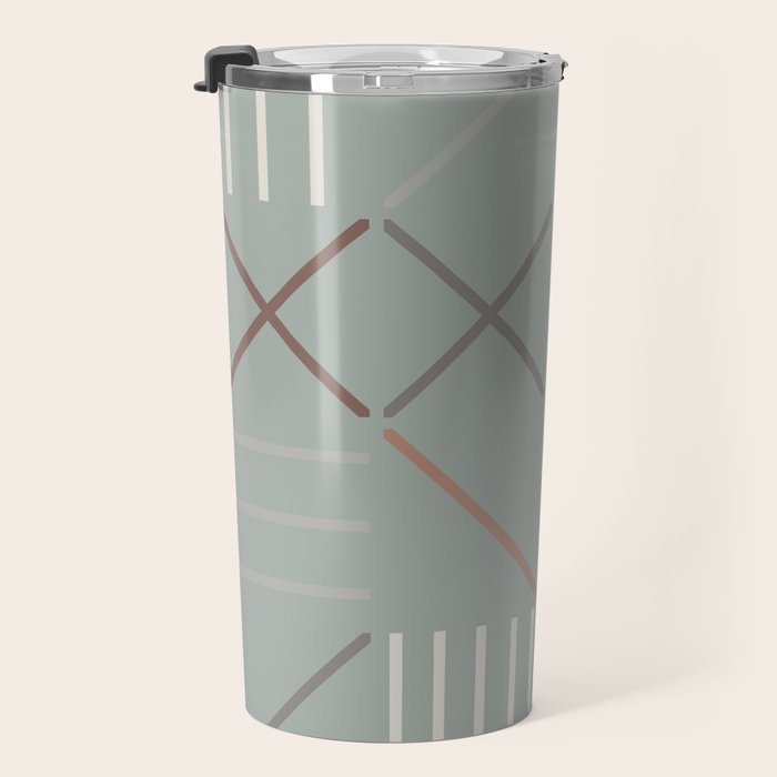 Geometric Shapes 08 Travel Mug Gallery Image 3