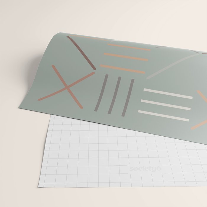 Geometric Shapes 08 Wrapping Paper Gallery Image 2