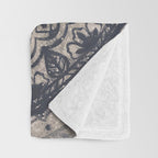Indian Elephant Mandala Throw Blanket Gallery Image 3