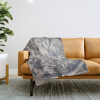 Indian Elephant Mandala Throw Blanket Gallery Image 1