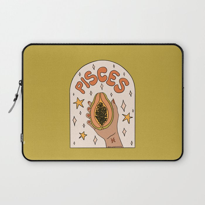 Pisces Papaya Laptop Sleeve Gallery Image 1