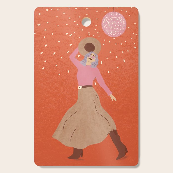 Disco Cowgirl Cutting Board Gallery Image 1