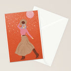 Disco Cowgirl Stationery Card Gallery Image 2