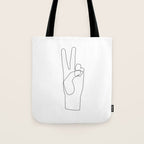 Peace Tote Bag Gallery Image 1