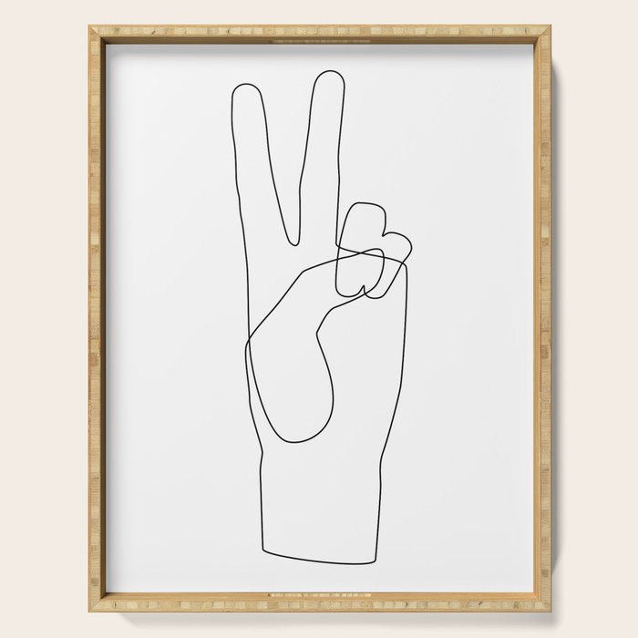 Peace Serving Tray Gallery Image 1