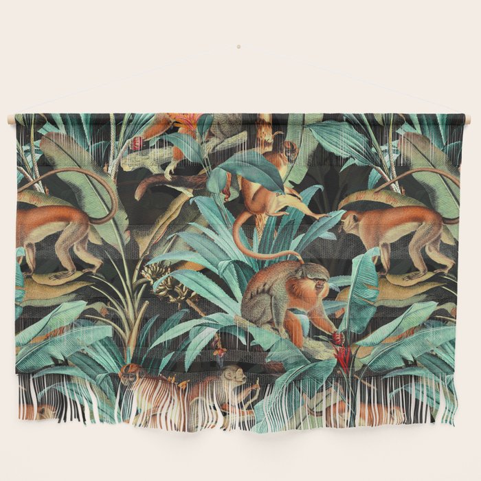 Monkey Tropical Jungle Wall Hanging Gallery Image 1
