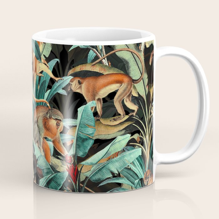 Monkey Tropical Jungle Coffee Mug Gallery Image 1