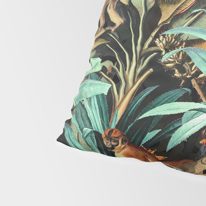 Monkey Tropical Jungle Pillow Sham Gallery Image 4