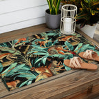 Monkey Tropical Jungle Outdoor Rug Gallery Image 2