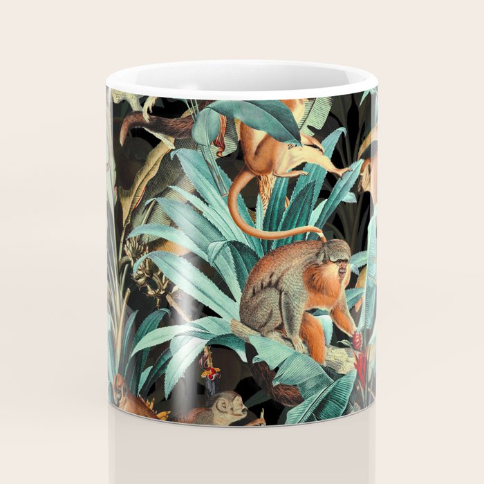 Monkey Tropical Jungle Coffee Mug Gallery Image 4