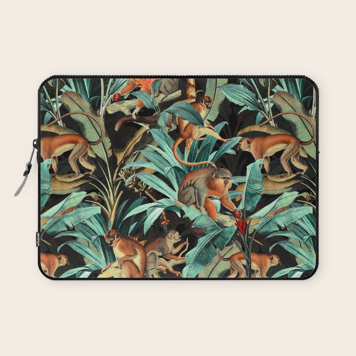 Monkey Tropical Jungle Laptop Sleeve Gallery Image 1