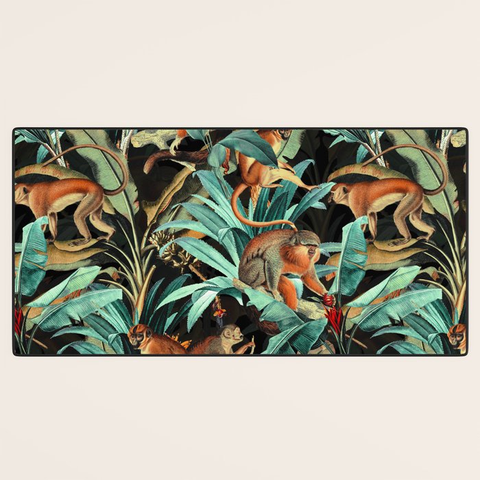 Monkey Tropical Jungle Desk Mat Gallery Image 3