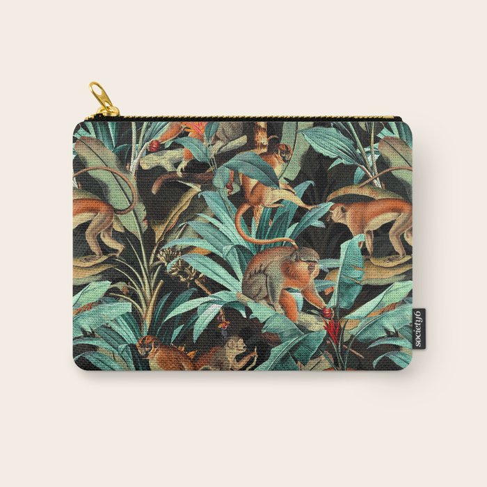 Monkey Tropical Jungle Carry All Pouch Gallery Image 1
