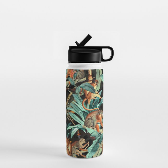 Monkey Tropical Jungle Water Bottle Gallery Image 1