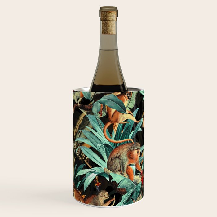 Monkey Tropical Jungle Wine Chiller Gallery Image 1