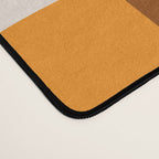 Mid Century Modern Concordance Retro Geometric Pattern in 70s Brown and Orange Desk Mat Gallery Image 4
