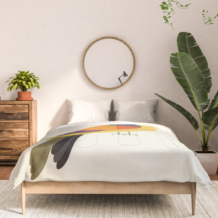 Helmeted Honeyeater Comforter Gallery Image 3