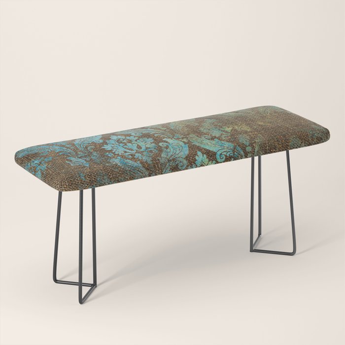 Aged Damask Texture 4 Bench Gallery Image 1