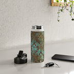 Aged Damask Texture 4 Water Bottle Gallery Image 4