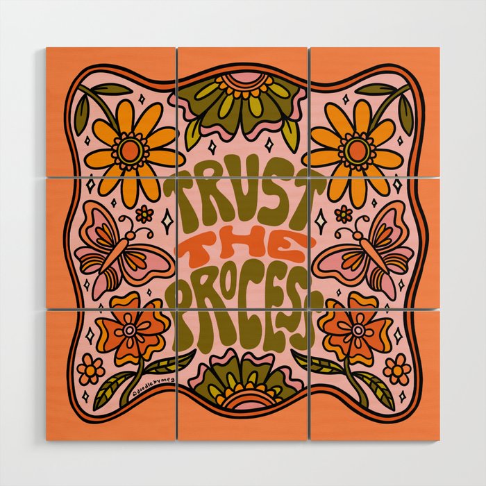 Trust The Process Wood Wall Art Gallery Image 1