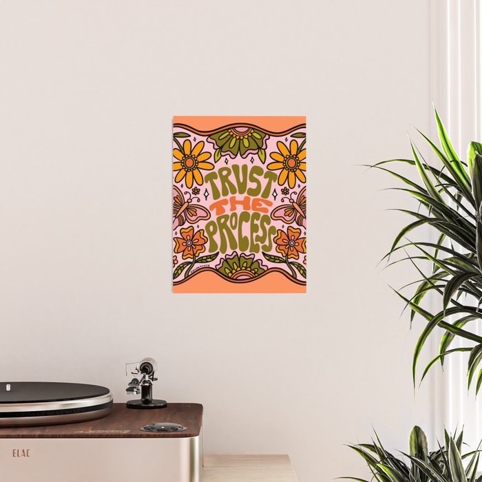 Trust The Process Poster Gallery Image 2