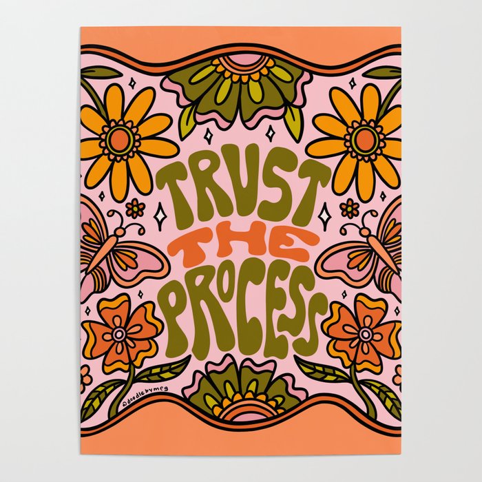 Trust The Process Poster Gallery Image 4