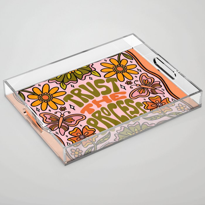 Trust The Process Acrylic Tray Gallery Image 1