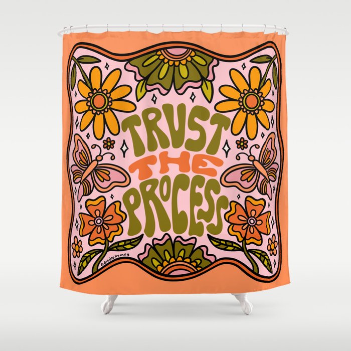 Trust The Process Shower Curtain Gallery Image 1