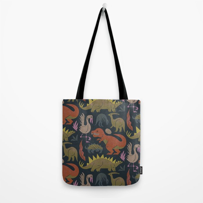 Jurassic Friends (Dark) Tote Bag Gallery Image 2