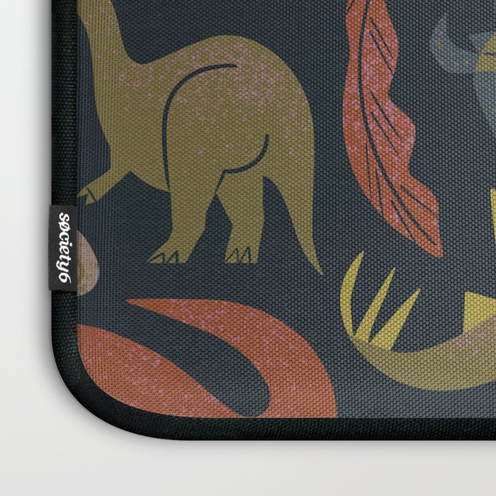 Jurassic Friends (Dark) Laptop Sleeve Gallery Image 3