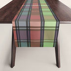 Fusion Colorful Toned Grids C Table Runner Gallery Image 1