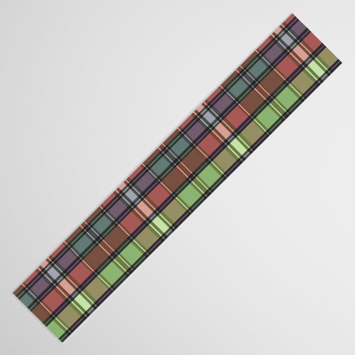 Fusion Colorful Toned Grids C Table Runner Gallery Image 3