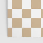Checkered (Tan & White Pattern) Poster Gallery Image 3