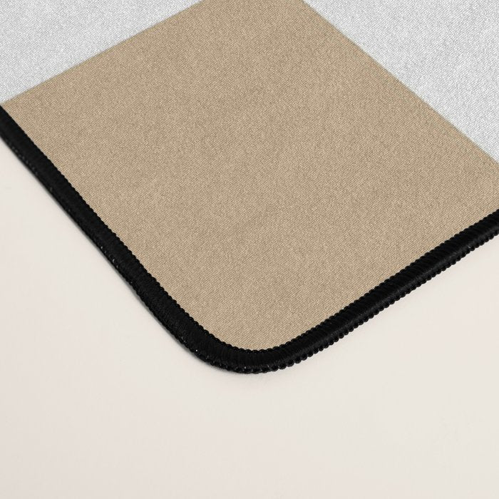 Checkered (Tan & White Pattern) Desk Mat Gallery Image 4