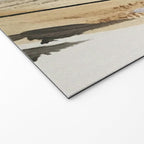 Drift [5]: a neutral abstract mixed media piece in black, white, gray, brown Welcome Mat Gallery Image 2
