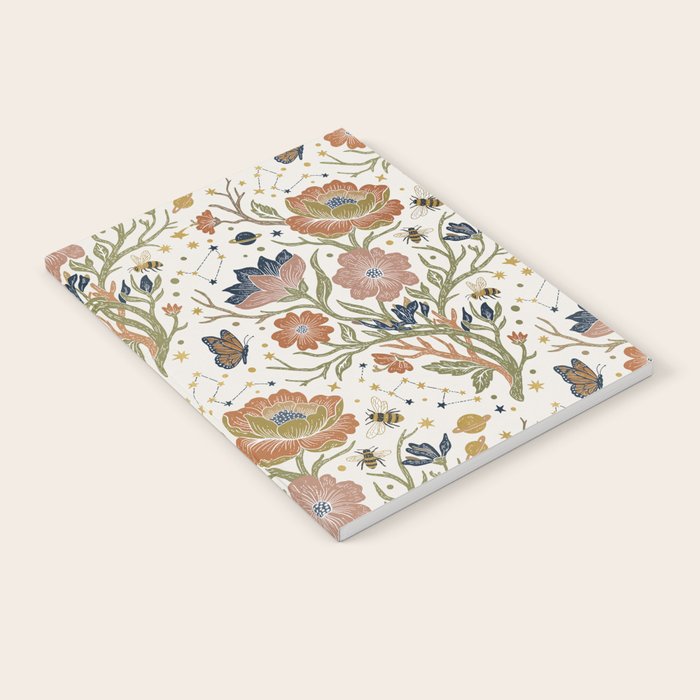 Boho Floral Galaxy Garden Notebook Gallery Image 2