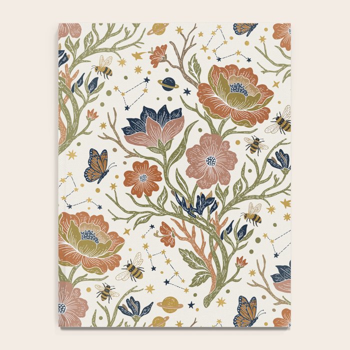 Boho Floral Galaxy Garden Notebook Gallery Image 4