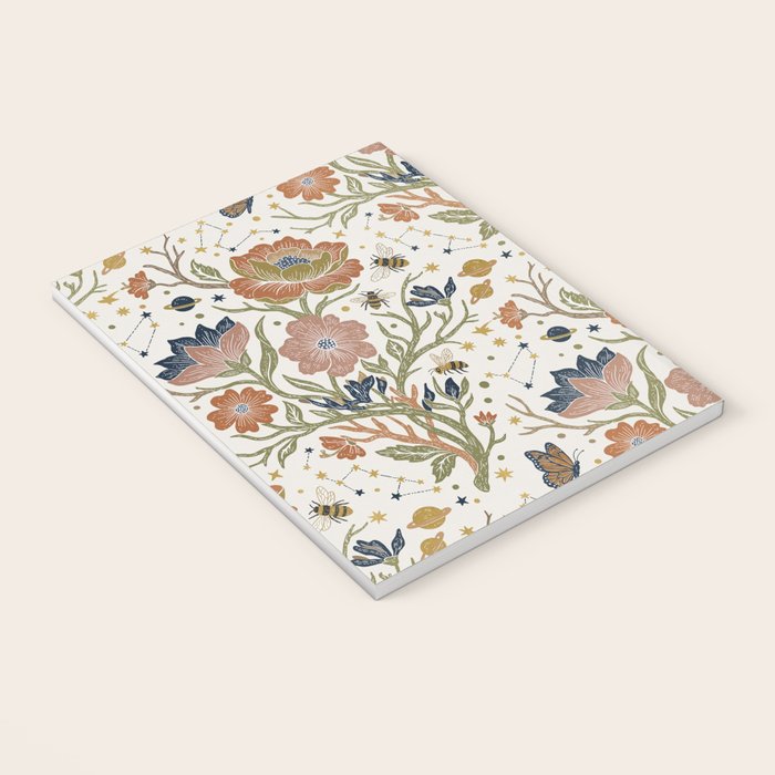Boho Floral Galaxy Garden Notebook Gallery Image 3