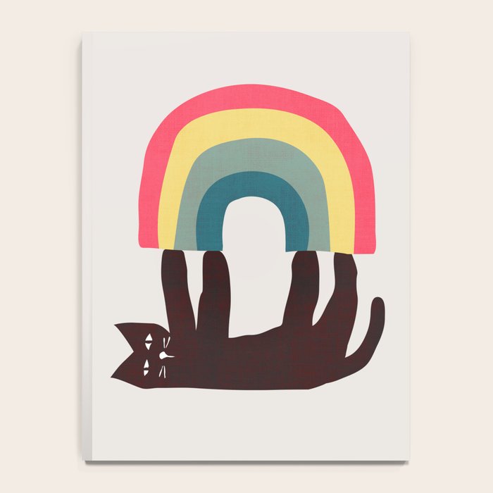 Cat with rainbow Notebook Gallery Image 4