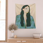 GIRL IN LOVE Wall Tapestry Gallery Image 2