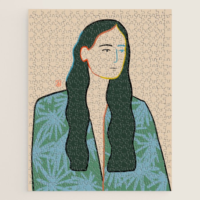 GIRL IN LOVE Jigsaw Puzzle Gallery Image 1