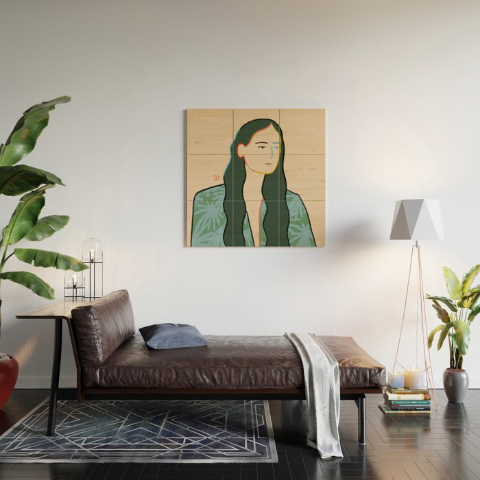 GIRL IN LOVE Wood Wall Art Gallery Image 2