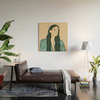 GIRL IN LOVE Wood Wall Art Gallery Image 2
