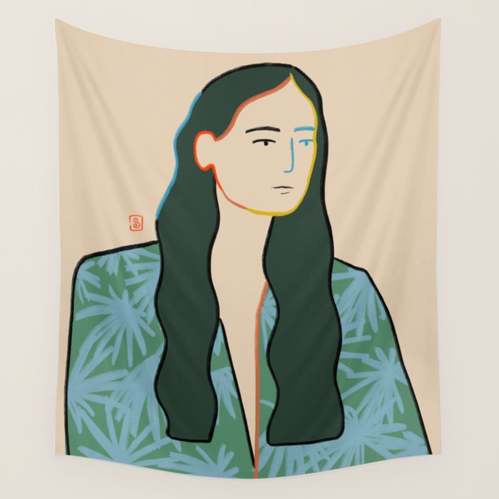 GIRL IN LOVE Wall Tapestry Gallery Image 4
