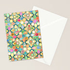 Gilded Moroccan Mosaic Tiles Stationery Card Gallery Image 2