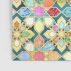 Gilded Moroccan Mosaic Tiles Poster Gallery Image 3