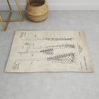Lacrosse Stick Patent - Lacrosse Player Art - Antique Rug Gallery Image 1